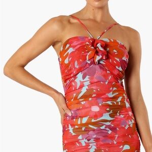 Petal and Pup Zuri Rosette Mini Dress